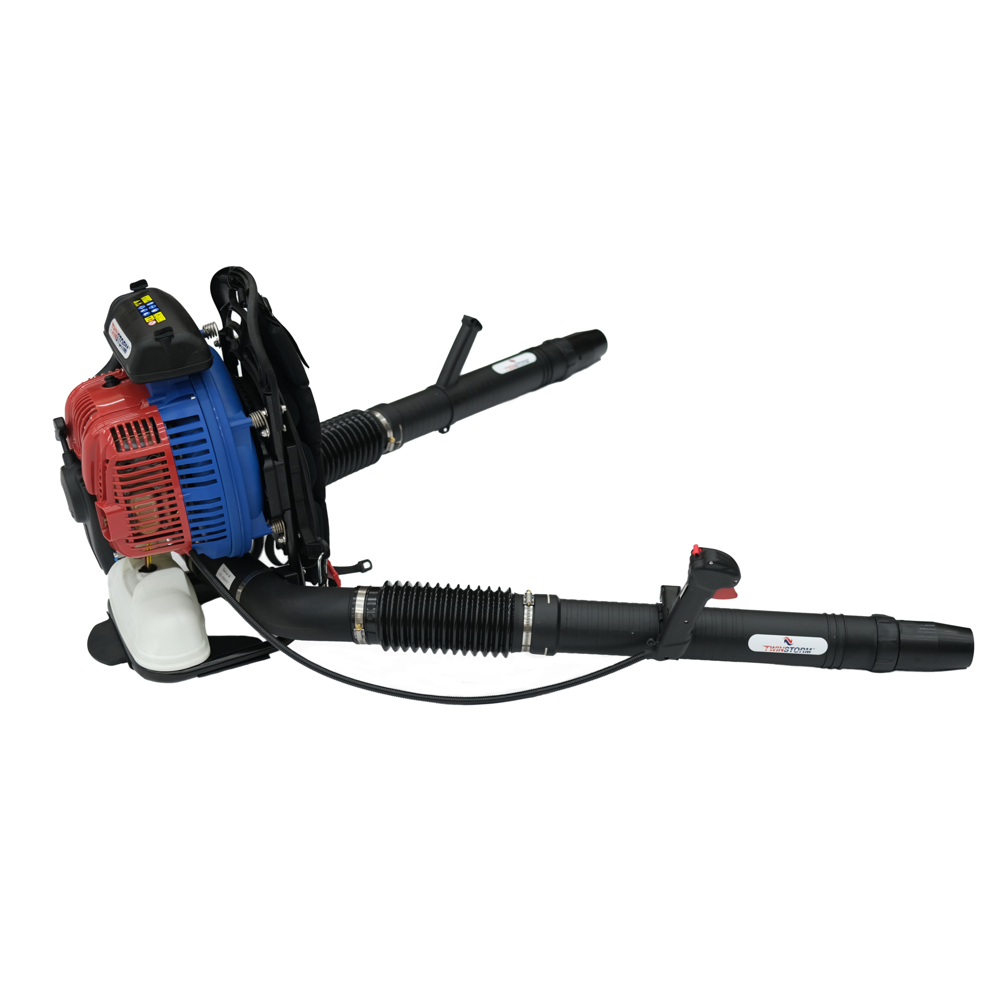 Twinstorm Dual Cannon Double Tube Backpack Blower - 165 MPH, 1000+ CFM Combined, Model# 98000001